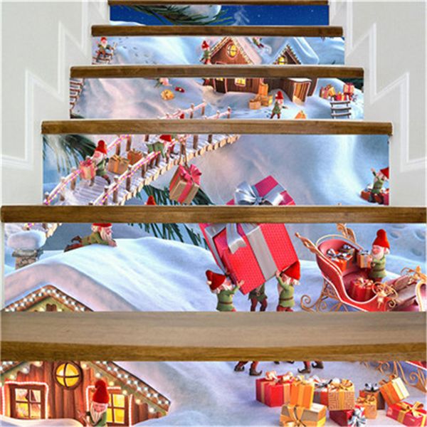 christmas 3d simulation stair stickers waterproof wall stickers diy home decor stair home & living decoration 2019
christmas 3d simulation stair stickers waterproof wall stickers diy home decor stair home & living decoration 2019