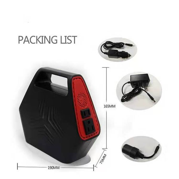 new ac 100w power bank energy storage portable power station solar generator inverter supply usb
new ac 100w power bank energy storage portable power station solar generator inverter supply usb