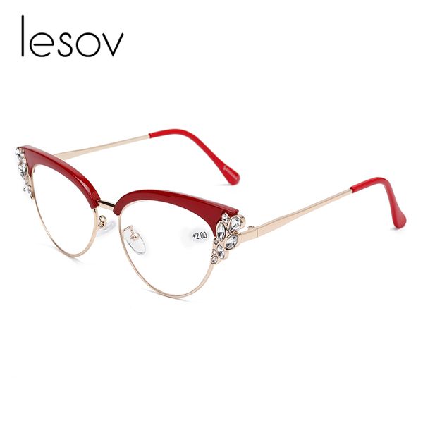 lesov crystal reading glasses women metal frame rhinestone presbyopic glasses fashion eyeglasses 1.0-4.0 eyewears 2020, White;black
lesov crystal reading glasses women metal frame rhinestone presbyopic glasses fashion eyeglasses 1.0-4.0 eyewears 2020, White;black