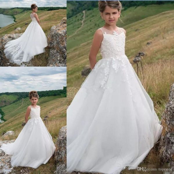elegant lovely white sheer jewel neck lace flower girl dresses for wedding appliques a line little girl wedding dresses pageant dresses, White;red
elegant lovely white sheer jewel neck lace flower girl dresses for wedding appliques a line little girl wedding dresses pageant dresses, White;red