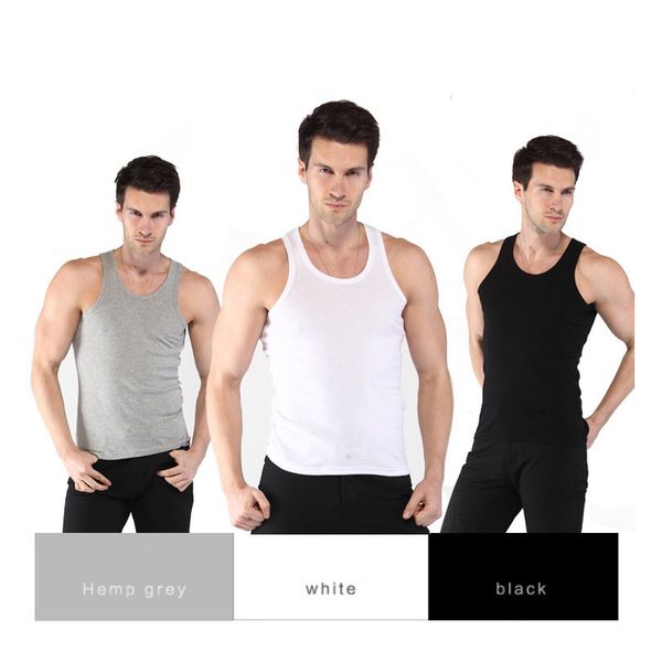 3pieces/lot men o-neck undershirts bodybuilding cotton clothing high elasticity men vest underwear 3 colors, Black;brown
3pieces/lot men o-neck undershirts bodybuilding cotton clothing high elasticity men vest underwear 3 colors, Black;brown