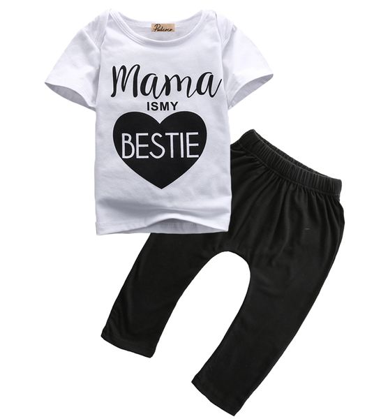 cute infant baby boys clothes outfit cotton t-shirt pants outfits set short sleeve pullover fashion letter casual 0-2y, White
cute infant baby boys clothes outfit cotton t-shirt pants outfits set short sleeve pullover fashion letter casual 0-2y, White