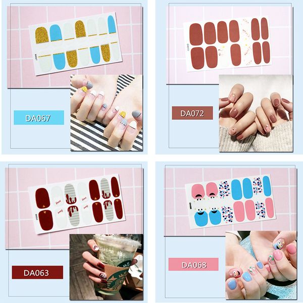14 tips/sheet full cover nail stickers classic matte nail decoration glitter diy sticker multicolor art full adhesive, Black
14 tips/sheet full cover nail stickers classic matte nail decoration glitter diy sticker multicolor art full adhesive, Black