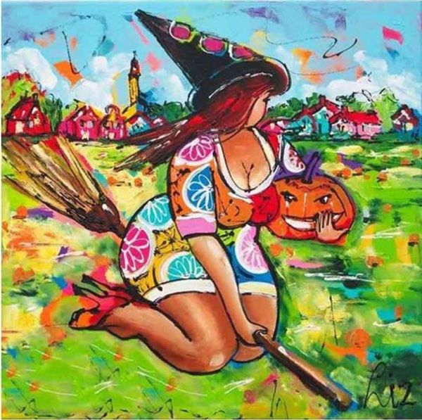 Full Square/Round Drill 5D DIY Diamond Painting kits "Cartoon witch" cross stitch Mosaic Home Decor crafts Art Experience toys Gift A0820
Full Square/Round Drill 5D DIY Diamond Painting kits "Cartoon witch" cross stitch Mosaic Home Decor crafts Art Experience toys Gift A0820