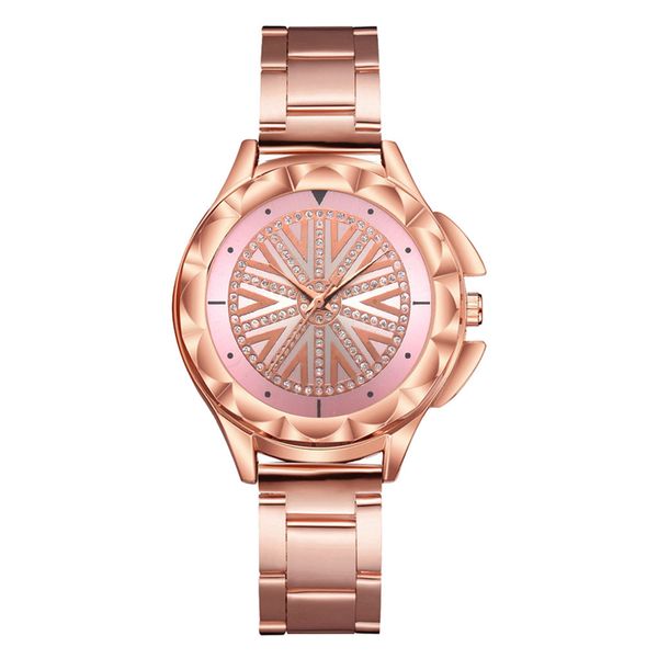 watch women rose gold temperament fashion steel belt ladies diamond men and women gift quartz watch dames horloge #03, Slivery;brown
watch women rose gold temperament fashion steel belt ladies diamond men and women gift quartz watch dames horloge #03, Slivery;brown