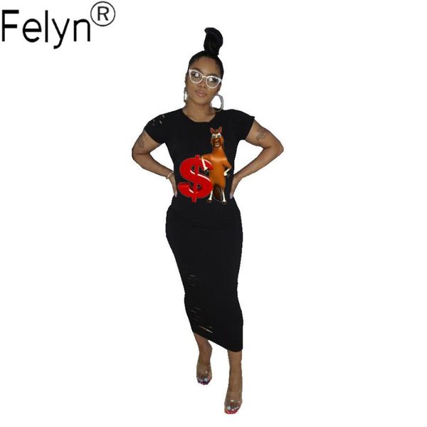 felyn 2020 ins internet celebrity famous dress cartoon o-neck short sleeve summer midi dress vestidos, Black;gray
felyn 2020 ins internet celebrity famous dress cartoon o-neck short sleeve summer midi dress vestidos, Black;gray