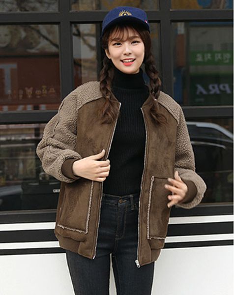 winter coats for new loose short lamb fur parka female warm thicken wadded jacket women abrigos mujer lx331, Black
winter coats for new loose short lamb fur parka female warm thicken wadded jacket women abrigos mujer lx331, Black