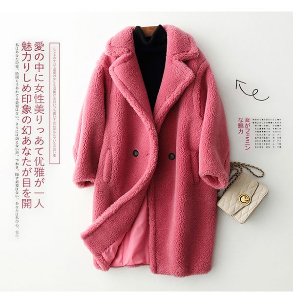 2019 women's clothing winter coat korean vintage natural sheep shearling women long fur parka warm real fur coat wool jacket, Black
2019 women's clothing winter coat korean vintage natural sheep shearling women long fur parka warm real fur coat wool jacket, Black