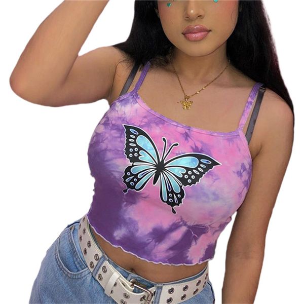 2020 new fashion women butterfly print tank crop vest summer casual sleeveless strap animal print short camisole tank, White
2020 new fashion women butterfly print tank crop vest summer casual sleeveless strap animal print short camisole tank, White