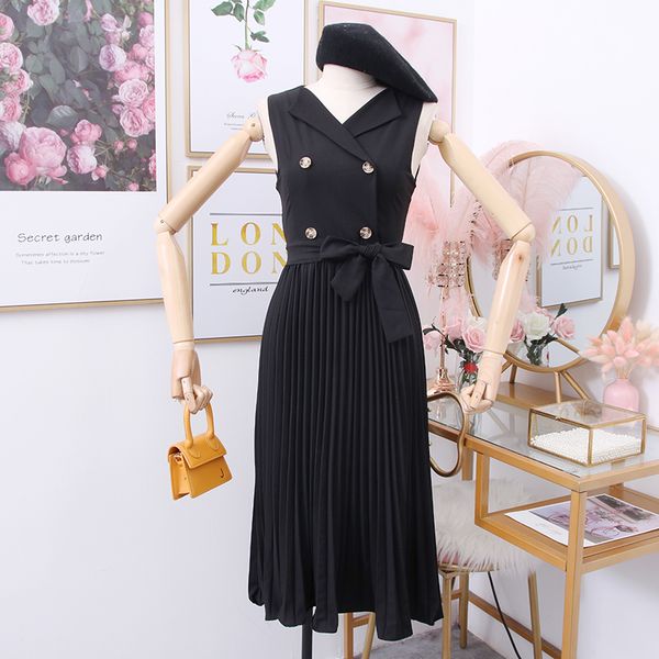 casual dresses zcwxm pleated notched collar women dress 2021 double breasted bow bandage vestidos work fashion long party, Black;gray
casual dresses zcwxm pleated notched collar women dress 2021 double breasted bow bandage vestidos work fashion long party, Black;gray