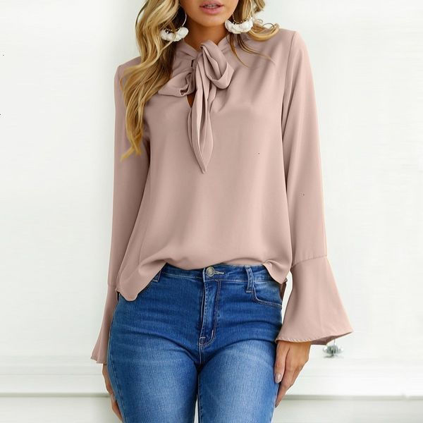 oversized 2019 women blouse long flare sleeve lace up bow tie loose shirt pullover fashion baggy party blusas s 5xl, White
oversized 2019 women blouse long flare sleeve lace up bow tie loose shirt pullover fashion baggy party blusas s 5xl, White