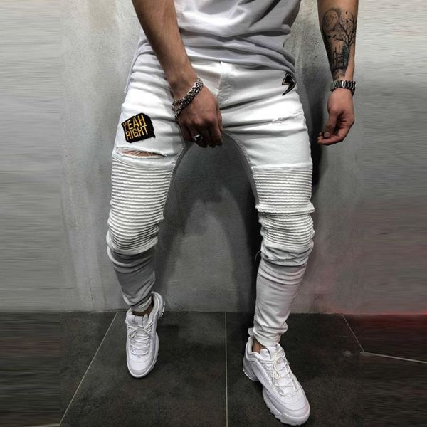 мужские тощий stretch джинсовые брюки плиссе ripped freyed slim fit jeans trousersz0225, Black
мужские тощий stretch джинсовые брюки плиссе ripped freyed slim fit jeans trousersz0225, Black
