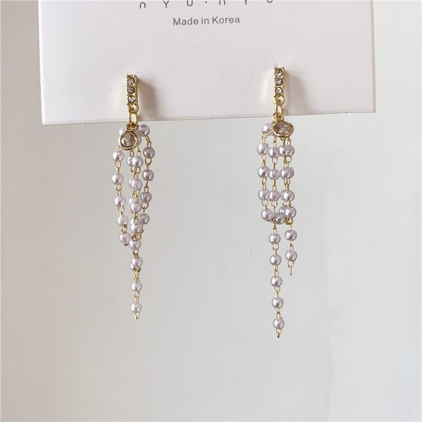 silver needle korean fashion lady sweet imitation pearl tassel long earrings for women 2019 earrings crystal
silver needle korean fashion lady sweet imitation pearl tassel long earrings for women 2019 earrings crystal