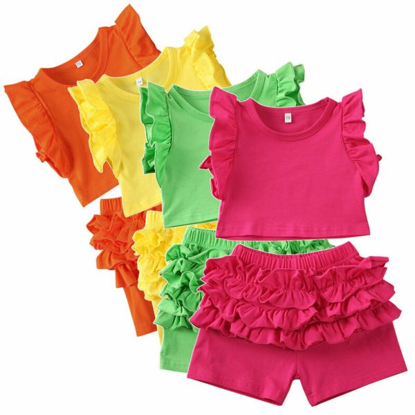pudcoco 2020 toddler baby girl kid ruffle sleeveless shorts pants summer clothes 2pcs, White
pudcoco 2020 toddler baby girl kid ruffle sleeveless shorts pants summer clothes 2pcs, White