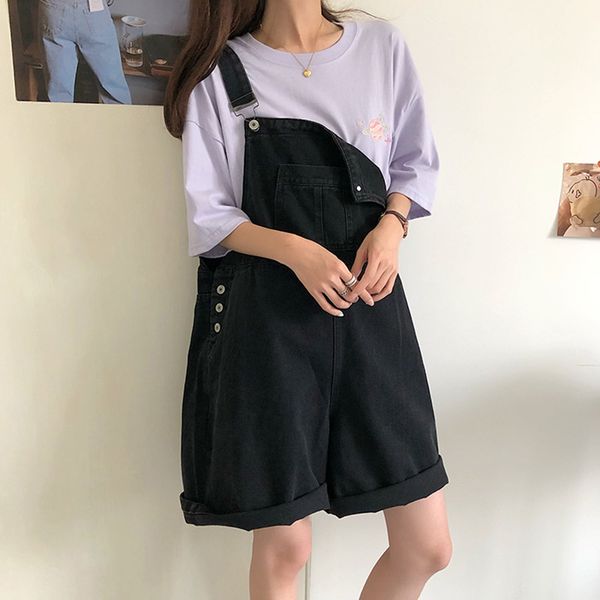 sml 2colors лето корейский опрятный стиль комбинезон джинсовые комбинезоны повседневные девушки старинные широкие джинсы шорты женские (7833, Black;white
sml 2colors лето корейский опрятный стиль комбинезон джинсовые комбинезоны повседневные девушки старинные широкие джинсы шорты женские (7833, Black;white