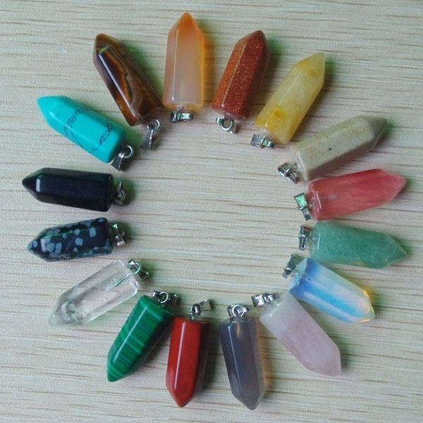 new fashion assorted mixed natural stone charms pillar pendants for making jewellery 24pcs/lot wholesale ing, Silver
new fashion assorted mixed natural stone charms pillar pendants for making jewellery 24pcs/lot wholesale ing, Silver