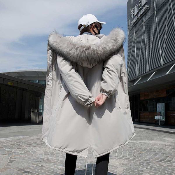 men's down & parkas in the winter trend style thick plus velvet cotton padded clothing coat hooded jacket washing cloth, Black
men's down & parkas in the winter trend style thick plus velvet cotton padded clothing coat hooded jacket washing cloth, Black
