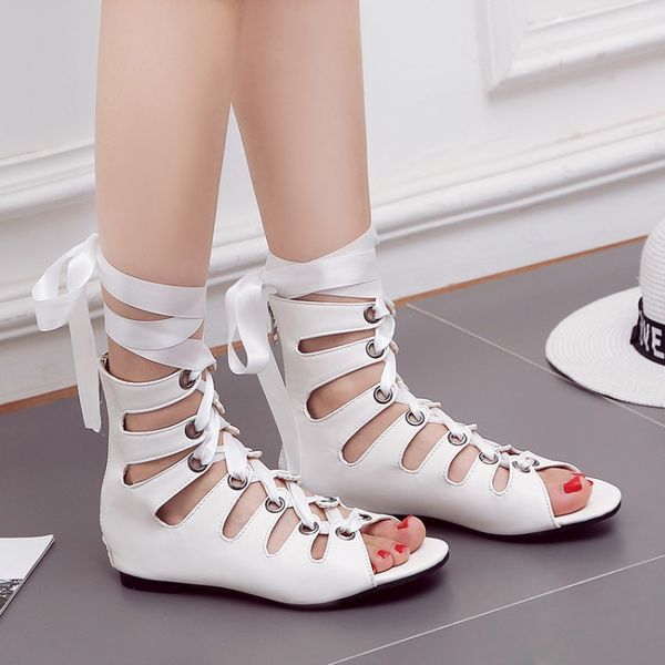 summer new mid-roman flats tide low-heeled open-toed sandals women large size trend shoes, Black
summer new mid-roman flats tide low-heeled open-toed sandals women large size trend shoes, Black