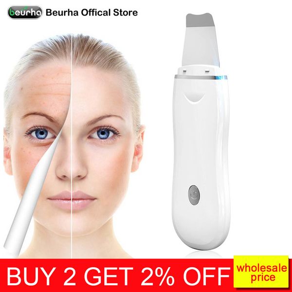 professional ultrasonic facial skin scrubber ion deep face cleaning peeling rechargeable skin care device beauty instrument
professional ultrasonic facial skin scrubber ion deep face cleaning peeling rechargeable skin care device beauty instrument