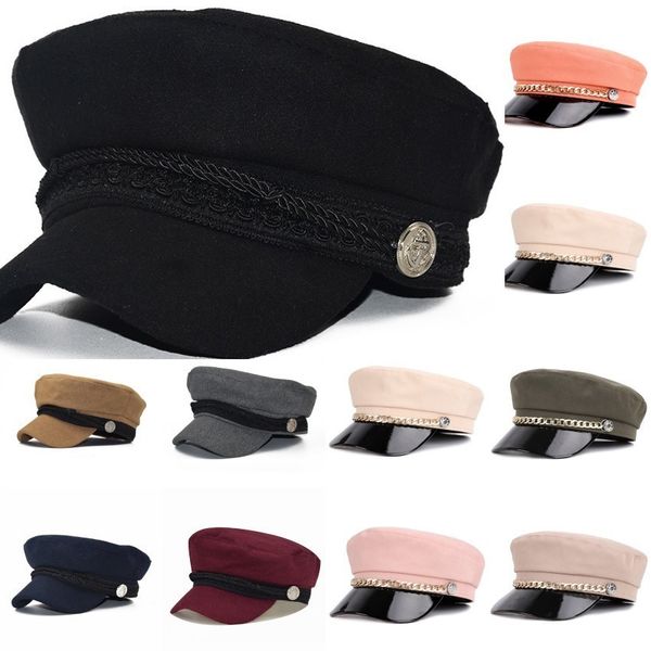women's satin cadet cap women fashion newsboy cap fall winter leather visor beret caps fiddler, Blue;gray
women's satin cadet cap women fashion newsboy cap fall winter leather visor beret caps fiddler, Blue;gray