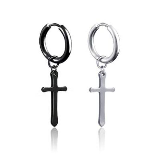 cross earrings silver black stainless steel cross hoop earrings ear cuff dangle women man fashion designer jewelry drop ship
cross earrings silver black stainless steel cross hoop earrings ear cuff dangle women man fashion designer jewelry drop ship