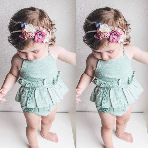 rompers baby bodysuit short sleeve linen born infant girls summer ruffles strap m8, Blue
rompers baby bodysuit short sleeve linen born infant girls summer ruffles strap m8, Blue