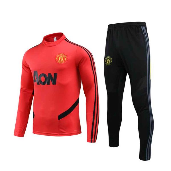 19 20 new mans red black blue soccer tracksuits long sleeve training suit pogba rashford football man utd jacket chandal size s-2xl, Blue;black
19 20 new mans red black blue soccer tracksuits long sleeve training suit pogba rashford football man utd jacket chandal size s-2xl, Blue;black