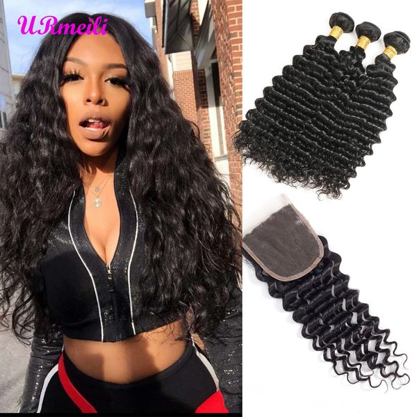 brazilian deep wave bundles with closure human hair bundles with closure brazillian virgin hair 3 bundles with closure remy hair weave, Black;brown
brazilian deep wave bundles with closure human hair bundles with closure brazillian virgin hair 3 bundles with closure remy hair weave, Black;brown
