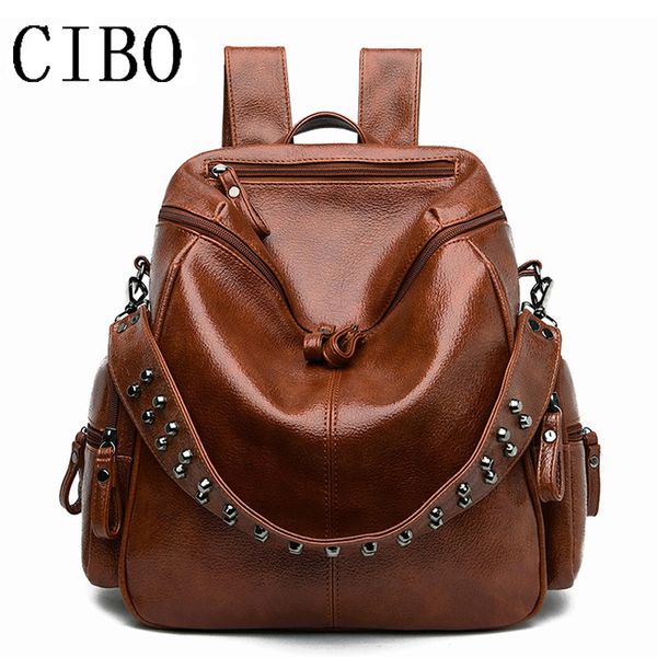 multifunction women backpack female large capacity backpacks retro school bags for girls rivet punk casual shoulder bag mochilas
multifunction women backpack female large capacity backpacks retro school bags for girls rivet punk casual shoulder bag mochilas