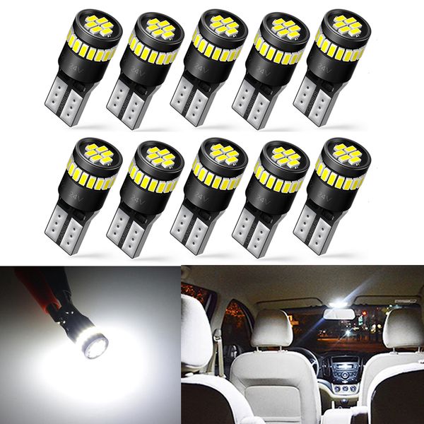 10x w5w t10 led canbus светодиодные лампы 194 168 автомобилей внутреннее освещение для фокусировки 2 mondeo mk1 mk2 mk3 mk4 s-макс зазор пар 
10x w5w t10 led canbus светодиодные лампы 194 168 автомобилей внутреннее освещение для фокусировки 2 mondeo mk1 mk2 mk3 mk4 s-макс зазор пар
