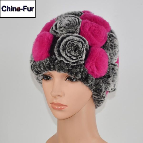 2020 winter rex fur hat women knitted 100% natural rex fur flowers beanies hats warm soft real caps, Blue;gray
2020 winter rex fur hat women knitted 100% natural rex fur flowers beanies hats warm soft real caps, Blue;gray