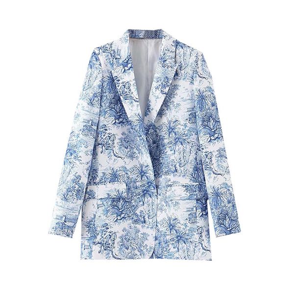 women fashion elegant open print blazer v-neck long sleeve causal outwear, White;black
women fashion elegant open print blazer v-neck long sleeve causal outwear, White;black