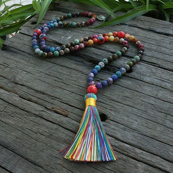 8mm color mixing frosted fire agate and china beads necklace, retro japamala, 108 bead mala, mala jewelry, mala prayer beads, Silver
8mm color mixing frosted fire agate and china beads necklace, retro japamala, 108 bead mala, mala jewelry, mala prayer beads, Silver