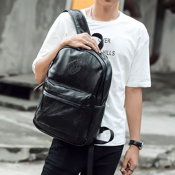 gumst travel backpack leather business day backpack with front pocket casual black preppy style school lapbag
gumst travel backpack leather business day backpack with front pocket casual black preppy style school lapbag