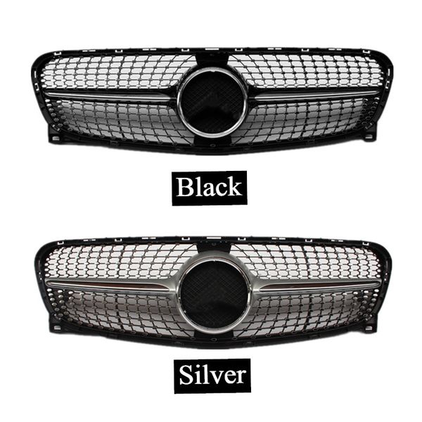1 piece black diamond model front kidney mesh grille for gla x156 abs silver car grill 2014-2017
1 piece black diamond model front kidney mesh grille for gla x156 abs silver car grill 2014-2017