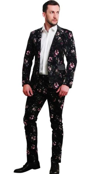 new design mens stylish embroidery black red floral pattern suits stage singer wedding groom tuxedo costume, White;black
new design mens stylish embroidery black red floral pattern suits stage singer wedding groom tuxedo costume, White;black