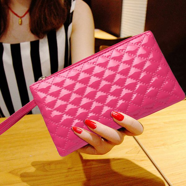 new embossed rhombic handbag women's long mobile phone bag hand grip embossed zipper zero wallet
new embossed rhombic handbag women's long mobile phone bag hand grip embossed zipper zero wallet