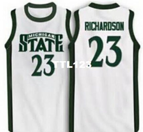 vintage men #23 jason richardson michigan state college jersey size s-4xl or custom any name or number jersey, Black;red
vintage men #23 jason richardson michigan state college jersey size s-4xl or custom any name or number jersey, Black;red