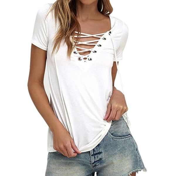 сексуальная глубокий v шеи бандаж футболка хлопок топы плюс размер -xl camiseta feminina летние женщины черный, белый, хаки, White
сексуальная глубокий v шеи бандаж футболка хлопок топы плюс размер -xl camiseta feminina летние женщины черный, белый, хаки, White