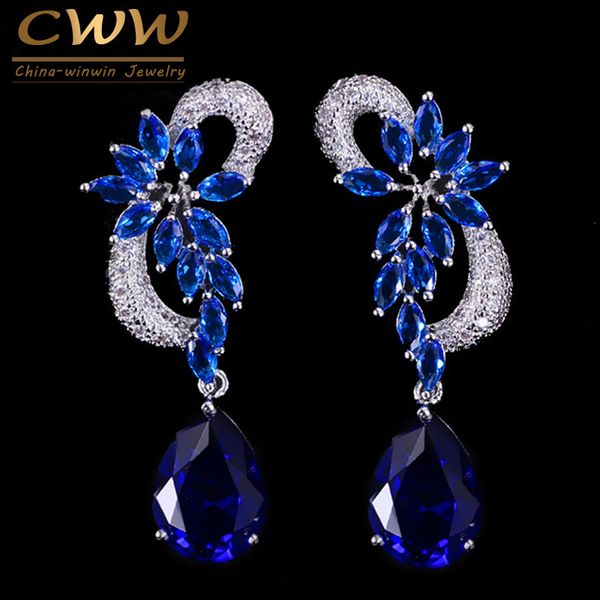 cwwzircons марка уникальный дизайн серебряный цвет роскошный кубический циркон падение камни длинные королевские синие серьги для женщин cz2, Golden
cwwzircons марка уникальный дизайн серебряный цвет роскошный кубический циркон падение камни длинные королевские синие серьги для женщин cz2, Golden