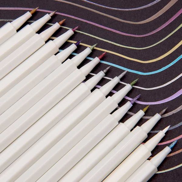 15/20/30 colors metallic marker pen soft art marker brush pen set diy scrapbooking crafts for stationery drawing design supplies
15/20/30 colors metallic marker pen soft art marker brush pen set diy scrapbooking crafts for stationery drawing design supplies