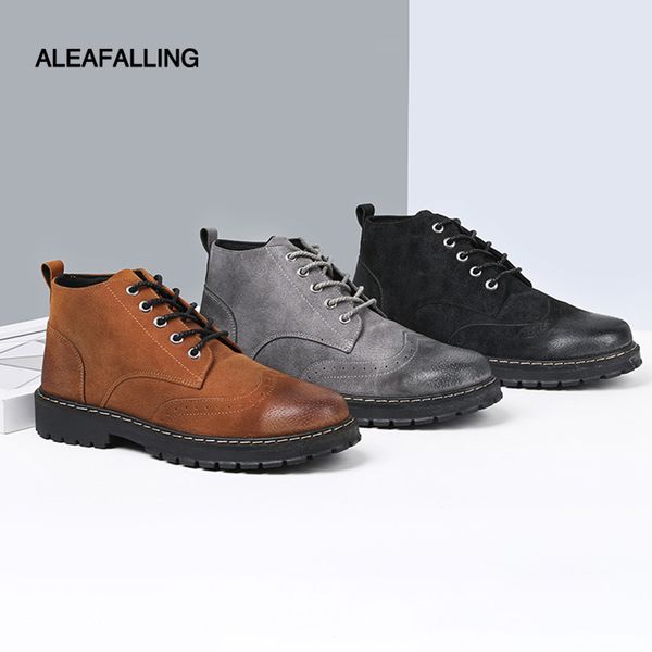 aleafalling men's boots autumn winter outdoor boots men outdoor block classical warm shoes lace up men students shoes, Black
aleafalling men's boots autumn winter outdoor boots men outdoor block classical warm shoes lace up men students shoes, Black