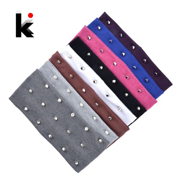 solid color headband for women fashion rivetturban autumn summer hip hop hair band cotton sport hair accessory female headwear
solid color headband for women fashion rivetturban autumn summer hip hop hair band cotton sport hair accessory female headwear