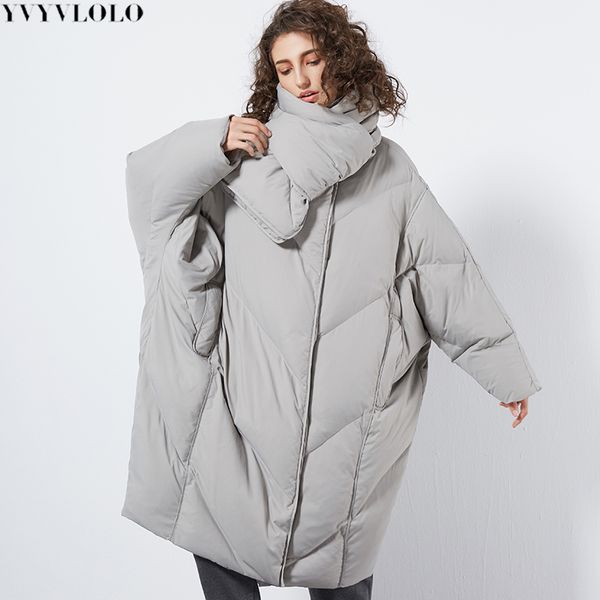 yvyvlolo 2019 women original winter jacket plus size coat long loose casual parka women thick cotton padded female coats, Black
yvyvlolo 2019 women original winter jacket plus size coat long loose casual parka women thick cotton padded female coats, Black