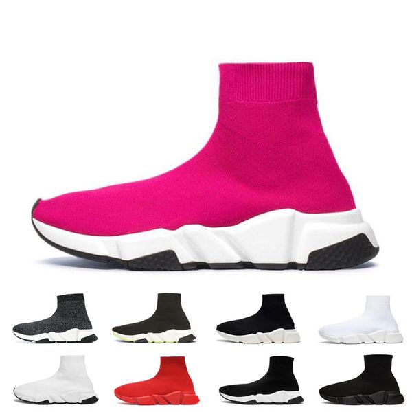 fashion designer sock shoes speed trainer casual ankle boot triple black white red blue pink women mens platform sports sneakers 36-45
fashion designer sock shoes speed trainer casual ankle boot triple black white red blue pink women mens platform sports sneakers 36-45