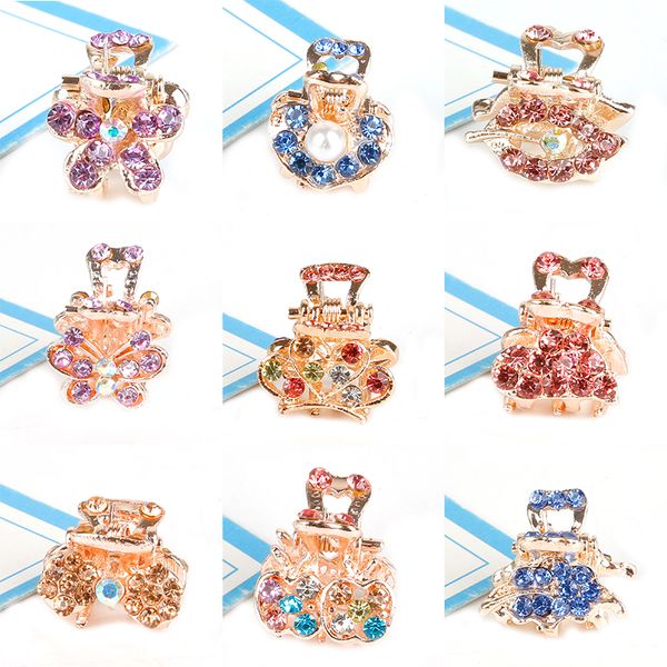 3pcs floral crystal randomly color rhinestone hairpins butterfly clips hair for kids girl women hair styling accessories
3pcs floral crystal randomly color rhinestone hairpins butterfly clips hair for kids girl women hair styling accessories