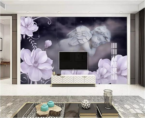 custom wallpaper 3d european 3d floral angel background wall paper mural interior decoration high-grade beautiful wallpaper
custom wallpaper 3d european 3d floral angel background wall paper mural interior decoration high-grade beautiful wallpaper