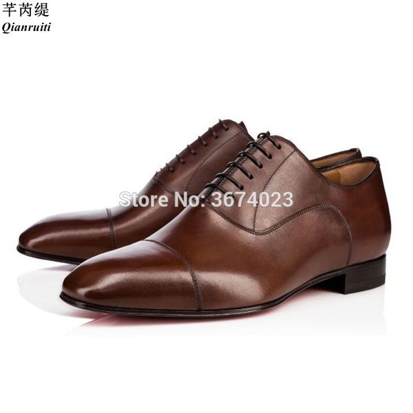 qianruiti men brown black oxford shoes business men closed laces flats office / party shoes fashion
qianruiti men brown black oxford shoes business men closed laces flats office / party shoes fashion