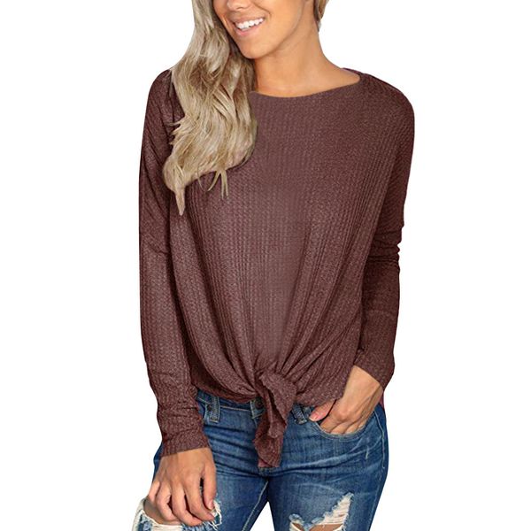 pullover sweater women winter clothes sweater women fashion long sleeve cute knot waffle knit jumper shirts, White;black
pullover sweater women winter clothes sweater women fashion long sleeve cute knot waffle knit jumper shirts, White;black