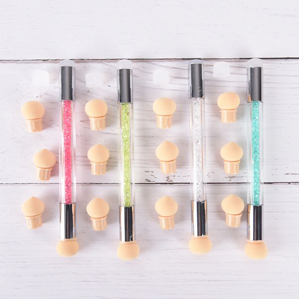 1 set dotting painting pen gradient stamping design 2 way nail brush gradient shading sponge silicone uv gel manicure tool, Yellow
1 set dotting painting pen gradient stamping design 2 way nail brush gradient shading sponge silicone uv gel manicure tool, Yellow
